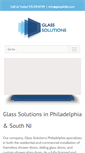 Mobile Screenshot of glasssolutionsphiladelphia.com